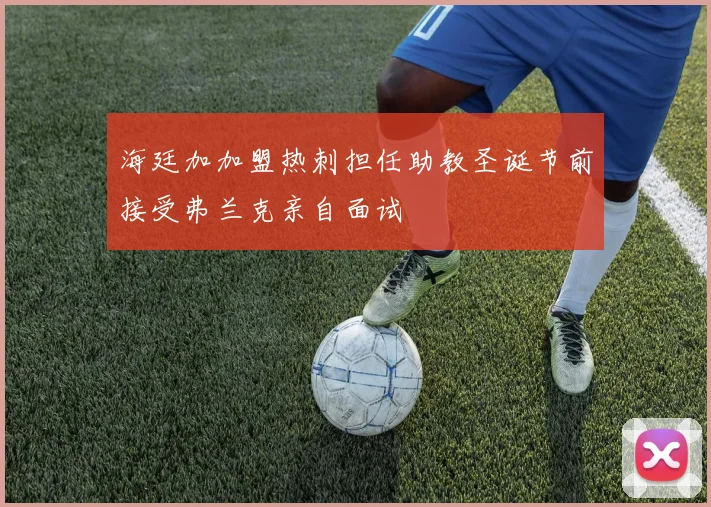 海廷加加盟热刺担任助教圣诞节前接受弗兰克亲自面试