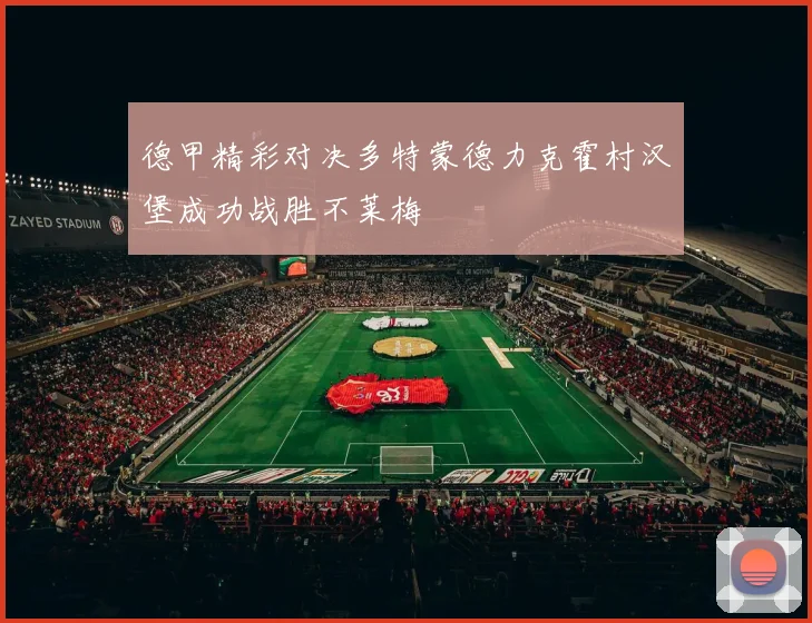 德甲精彩对决多特蒙德力克霍村汉堡成功战胜不莱梅