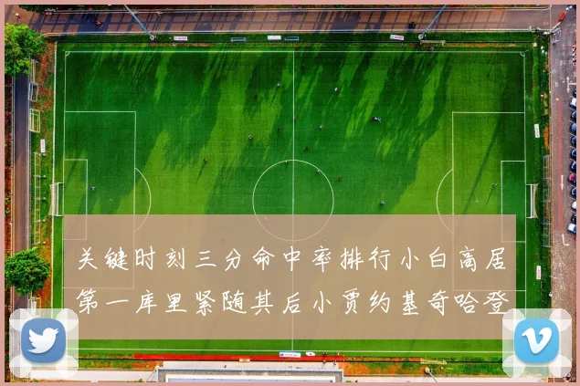 关键时刻三分命中率排行小白高居第一库里紧随其后小贾约基奇哈登表现不俗