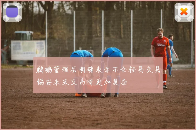 鹈鹕管理层明确表示不会轻易交易锡安未来交易将更加复杂